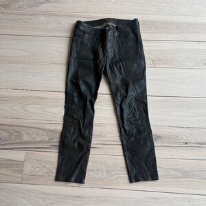 Woman’s Leather Jeans